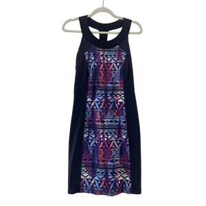 Title Nine Print‎ Blocked TBack Dress Size Small NWT